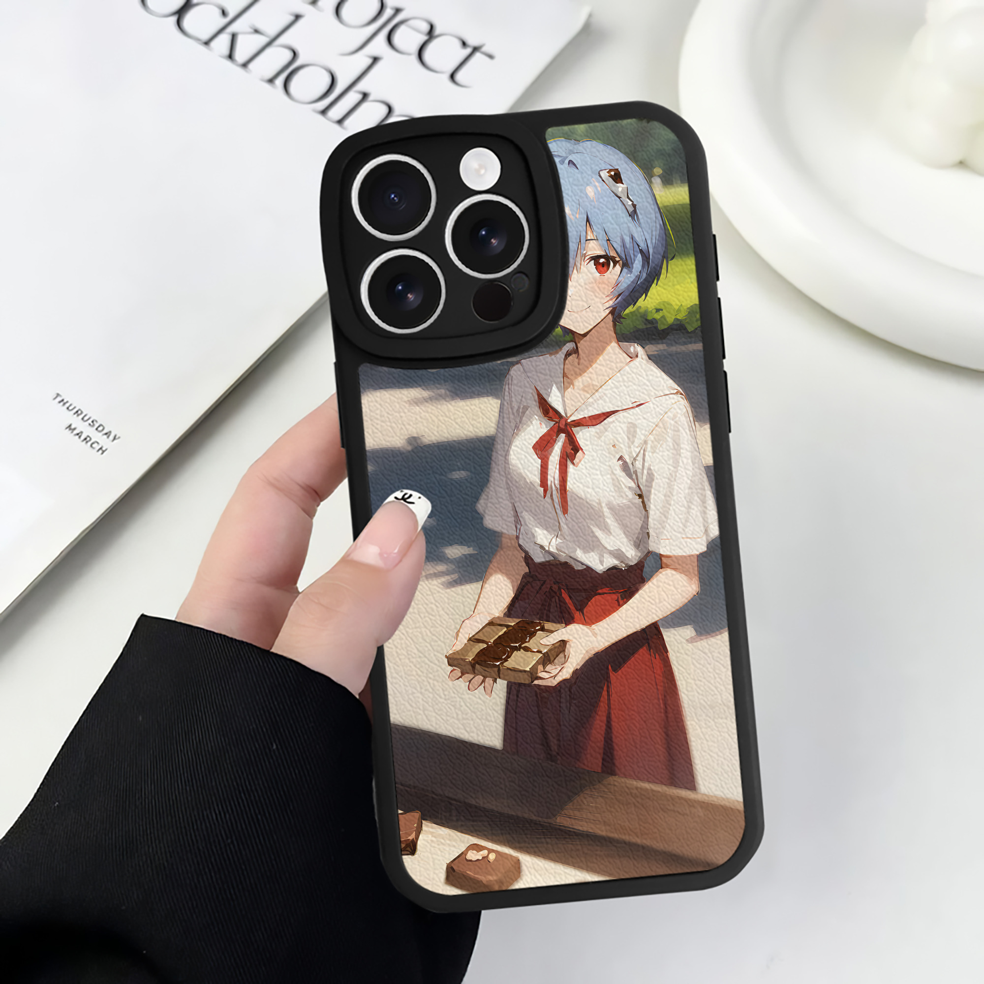 （画像用） EVA 新世紀エヴァンゲリオン 【iPhone 16シリーズ対応】シリコンスマホケース（レザー調） 材質：シリコン